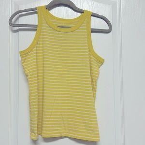 Organic cotton cutaway tank